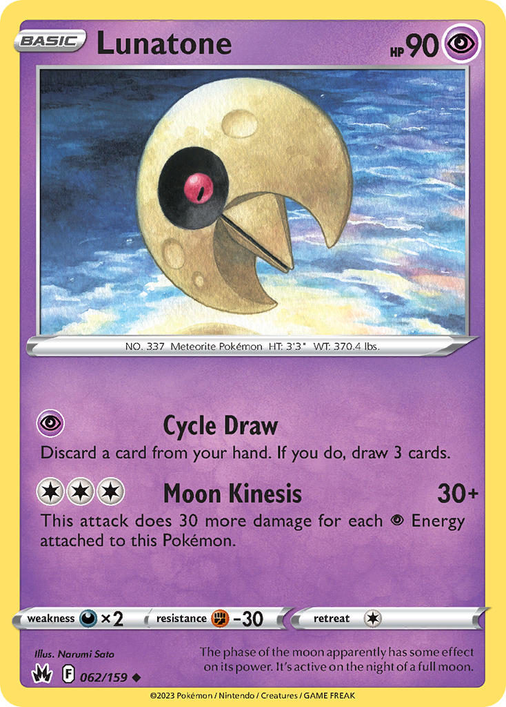 Lunatone - 062/159 - Scroll and Circuit Games